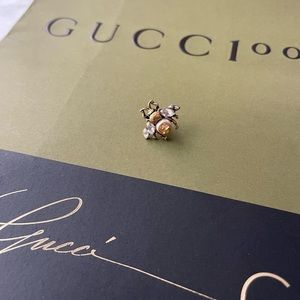 Gucci Bee earring with crystals (SINGLE EARRING ONLY)